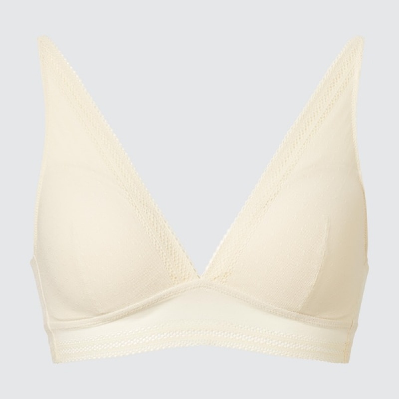 Uniqlo Wireless Ženske Grudnjaci Bijele | 8743-BELIP