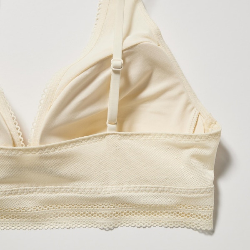 Uniqlo Wireless Ženske Grudnjaci Bijele | 8743-BELIP