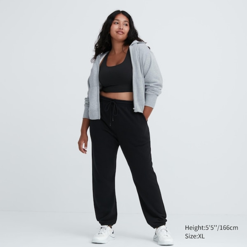 Uniqlo Ženske Trenirke Crne | 5931-AJIBD