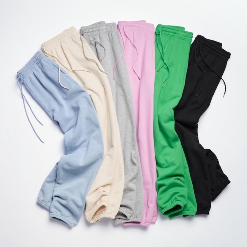 Uniqlo Ženske Trenirke Sive | 8502-XTOHC