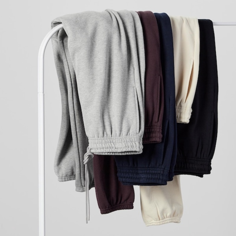 Uniqlo Ženske Trenirke Sive | 8502-XTOHC
